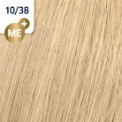 WELLA Koleston Perfect ME+ 10/38 legvilágosabb gyöngyház aranyszőke