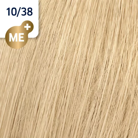 WELLA Koleston Perfect ME+ 10/38 legvilágosabb gyöngyház aranyszőke
