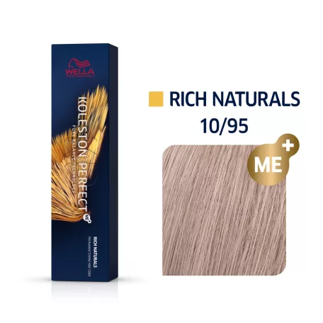 WELLA Koleston Perfect ME+ 10/95 legvilágosabb mahagóni hamulila szőke