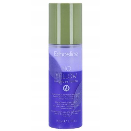 Echosline NO YELLOW Bi-Phase Lotion  - színvédő spay szőke és ősz hajra - 300 ml