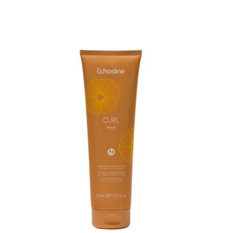 Echosline CURL CONTROL Mask - hajmaszk hullámos és göndör hajra - 300 ml