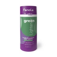 FANOLA No Yellow GREEN Lightener zöld szőkítőpor 450 g