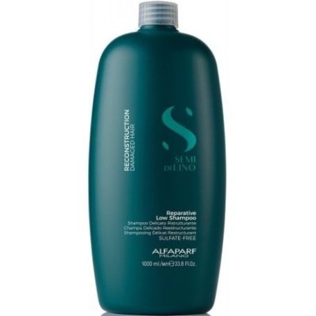 ALFAPARF Semi di Lino Reparative Shampoo - hajszerkezetjavító sampon - 1000 ml