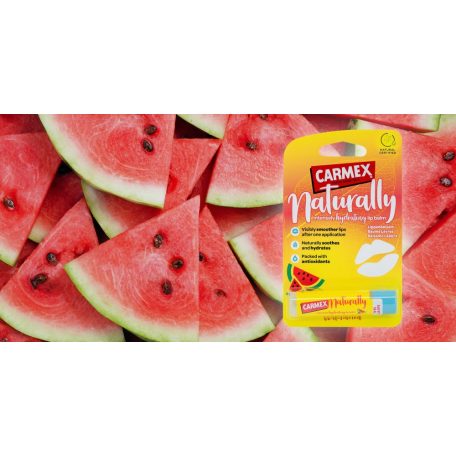 CARMEX Naturally intenzív hidratáló ajakápoló dinnyés