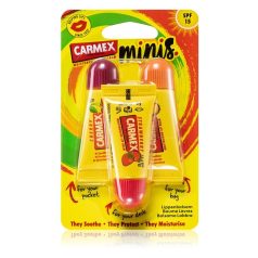 CARMEX Minis Strawberry, Cherry, Pineapple ajakbalzsam 3x5 g