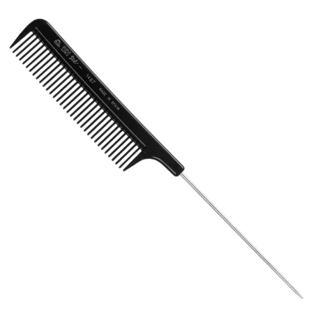 EUROStil stílfésű, fekete, fém vég 21,5cm (01467)