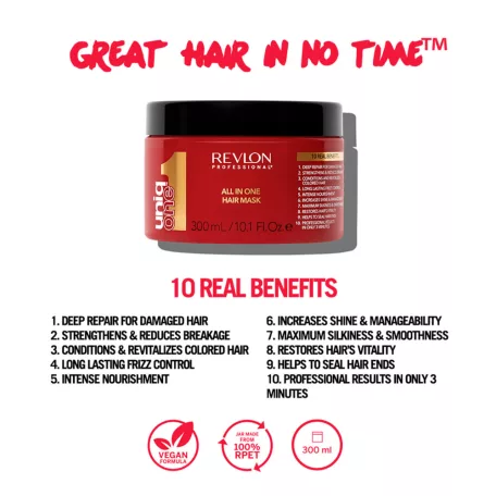 REVLON UNIQ ONE All in One Hair Mask 10 in 1 hajápoló maszk 300 ml