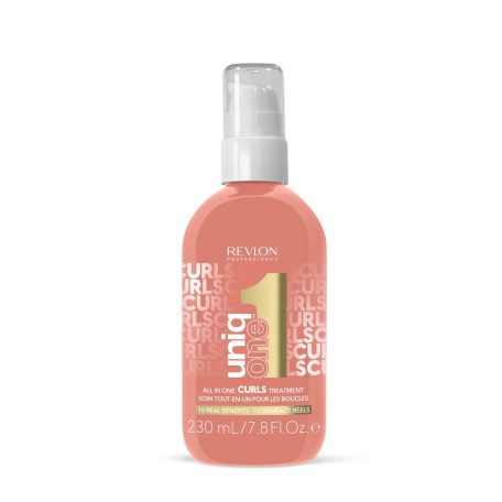 REVLON UNIQ ONE All in One Curls Treatment 10 in 1 hajban maradó ápoló göndör hajra 230 ml