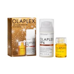   OLAPLEX Get Your Shine On - szöszösödés gátló és formázó szett