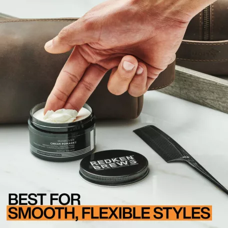 Redken BREWS - Cream Pomade - hajformázó wax - 100 ml