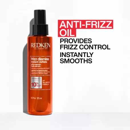 Redken - Frizz Dissmiss Instant Deflate - hajápoló olaj rakoncátlan hajra - 125 ml