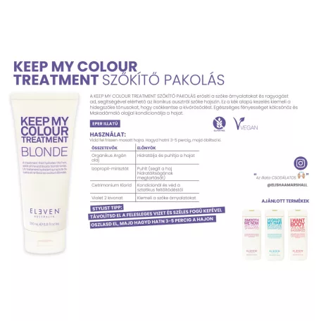 Eleven Australia - Keep My Colour Blonde Treatment - 200 ml