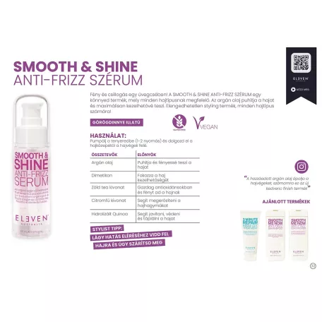 Eleven Australia - Smooth & Shine Anti-Frizz Serum - 60 ml