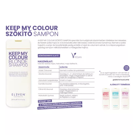 Eleven Australia - Keep My Colour Blonde Shampoo - 300 ml